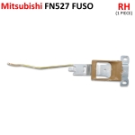 มือจับด้านใน มือเปิดในประตู ข้างขวา 1 ชิ้น สีน้ำตาล สำหรับ Mitsubishi FN527 FUSO FM515 ปี 1985-1989